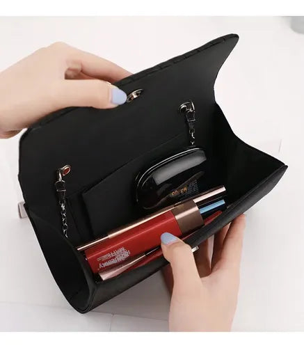 Cartera Fiesta Coctel Día Noche Clutch Mano Ct 11