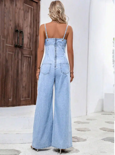 Entero Jumpsuit Mono Mezclilla Jeans Denim El 237
