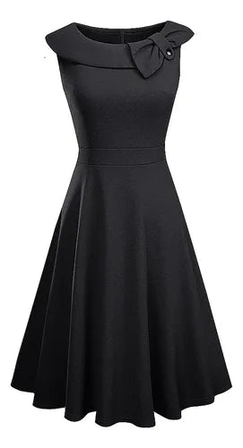 Vestido Cóctel Formal Acampanado Swing Va 485