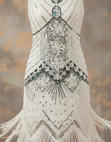 Vestido De Baile Retro Gatsby, Años 20 Charleston  Va 633