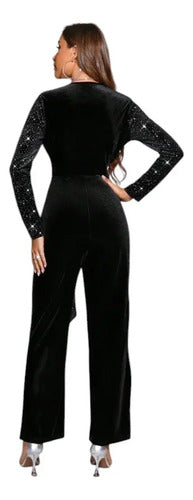 Entero Jumpsuit Mono Fiesta Terciopelo El 160