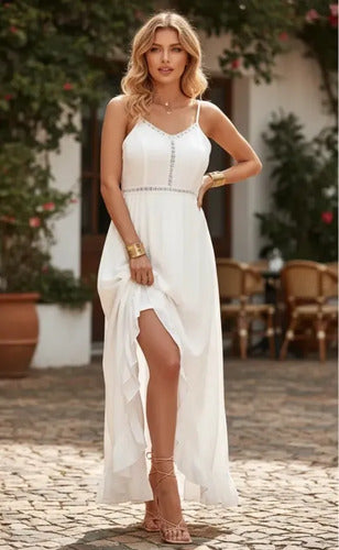 Vestido Tirantes Ajustables Fiesta De Día Mullet Va 512