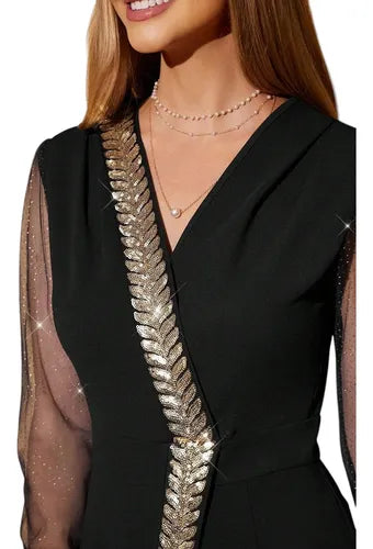 Entero Jumpsuit Mono Fiesta Lentejuela El 212
