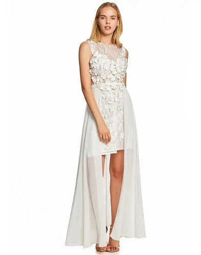 Vestido De Novia Corto Con Cola Ep 229
