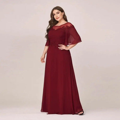 Vestido Fiesta Largo Talla Grande Ep 167