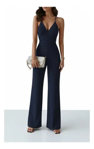 Entero Jumpsuit Mono Fiesta Espalda Descubierta El 105
