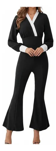 Entero Jumpsuit Mono Fiesta Enterito  El 216 Negro S