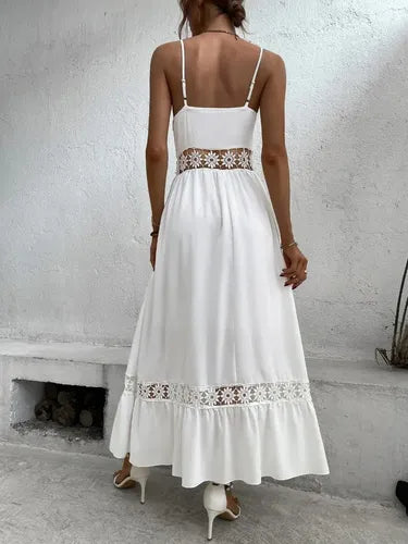 Vestido De Tirantes Bohemio Forrado  Va 555