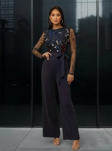 Entero Jumpsuit Mono Fiesta Bordado El 165