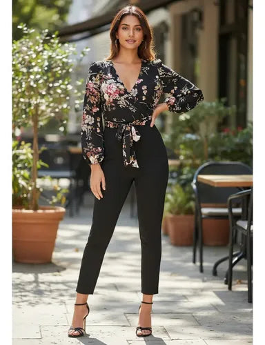 Entero Jumpsuit Mono Negro Fiesta  El 55