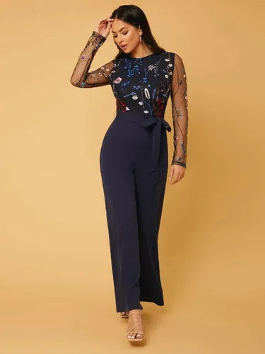 Entero Jumpsuit Mono Fiesta Bordado El 165