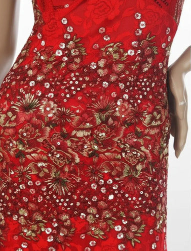 Vestido Fiestas Graduación Cóctel Ep 42 Rojo 10