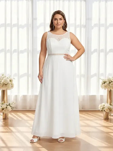 Vestido de novia princesa corset talla grande