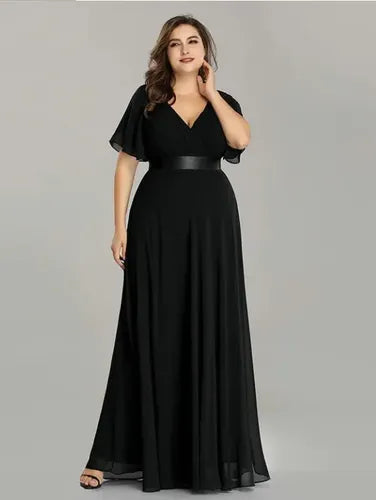 Vestido Fiesta Largo Graduación Talla Grande Ep 16