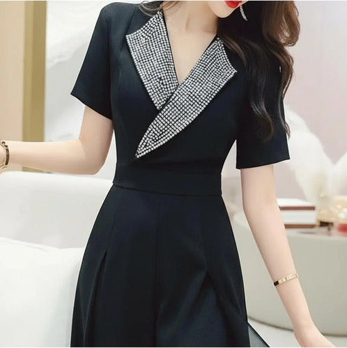 Entero Jumpsuit Enterito Mono Fiesta Lentejuelas El 50