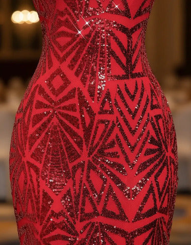 Vestido con lentejuelas de fiesta - vista 22
