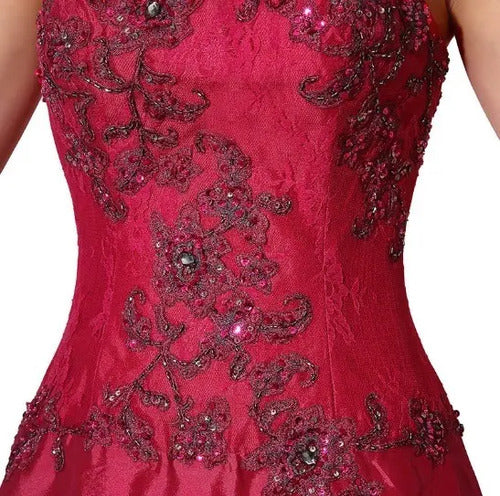 Vestido De Fiesta Largo Gala Matrimonio Ep 403 Rojo 8
