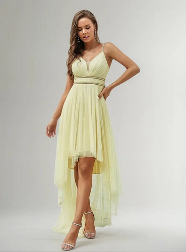Vestidos Mullet Fiesta Graduaciones Tirantes Tul  Ep 56c