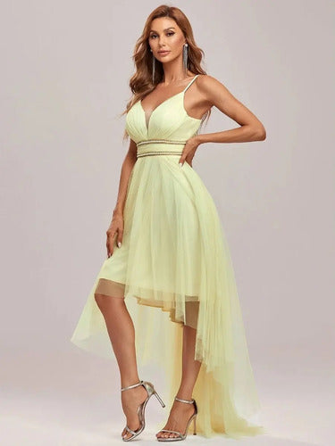 Vestidos Mullet Fiesta Graduaciones Tirantes Tul  Ep 56c