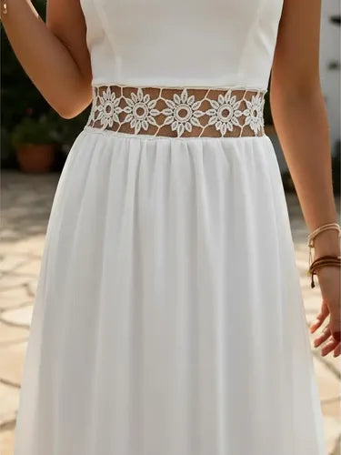Vestido De Tirantes Bohemio Forrado  Va 555