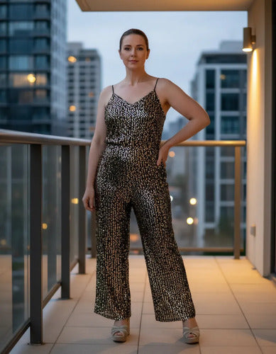 Entero Jumpsuit Mono Fiesta Lentejuelas El 185
