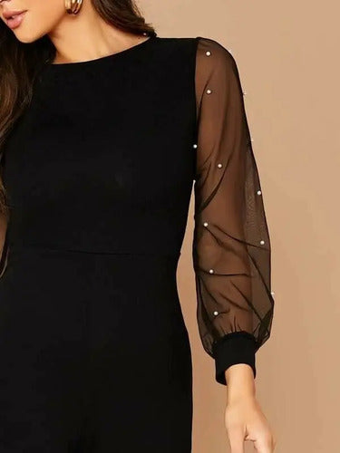 Entero Jumpsuit Mono Negro Fiesta  El 54