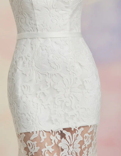 Vestido De Novia Mangas Encaje Transparencia Nd 03 Blanco 8