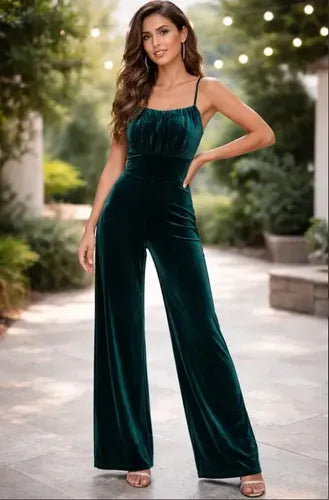 Entero Jumpsuit Mono Terciopelo Fiesta  El 72
