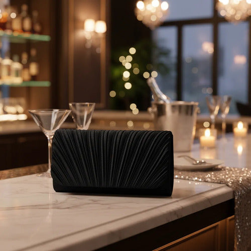 Cartera Brillos Fiesta Coctel Día Noche Clutch Mano Ct 04