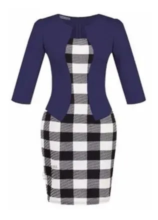 Vestido Formal Una Sola Pieza  Negro Azul Rojo Va 78