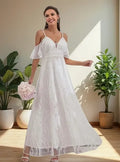Vestido De Novia Bordado Hombros Descubiertos Forrado Ns 12 Blanco M