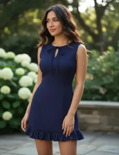 Vestido Corto Mujer Elegante Fiesta Delpilar Hq 01