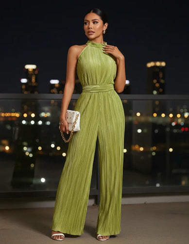 Jumpsuit escote halter de fiesta · EL 205 - vista 45