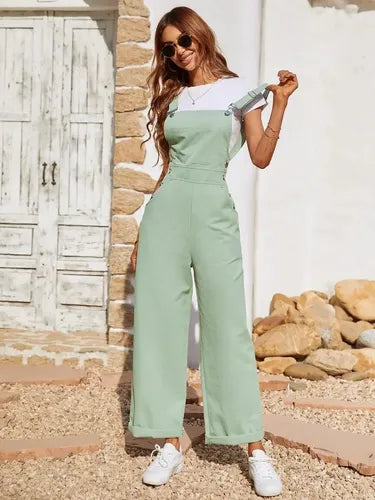 Entero Jumpsuit Mono Overol Jardinera El 142